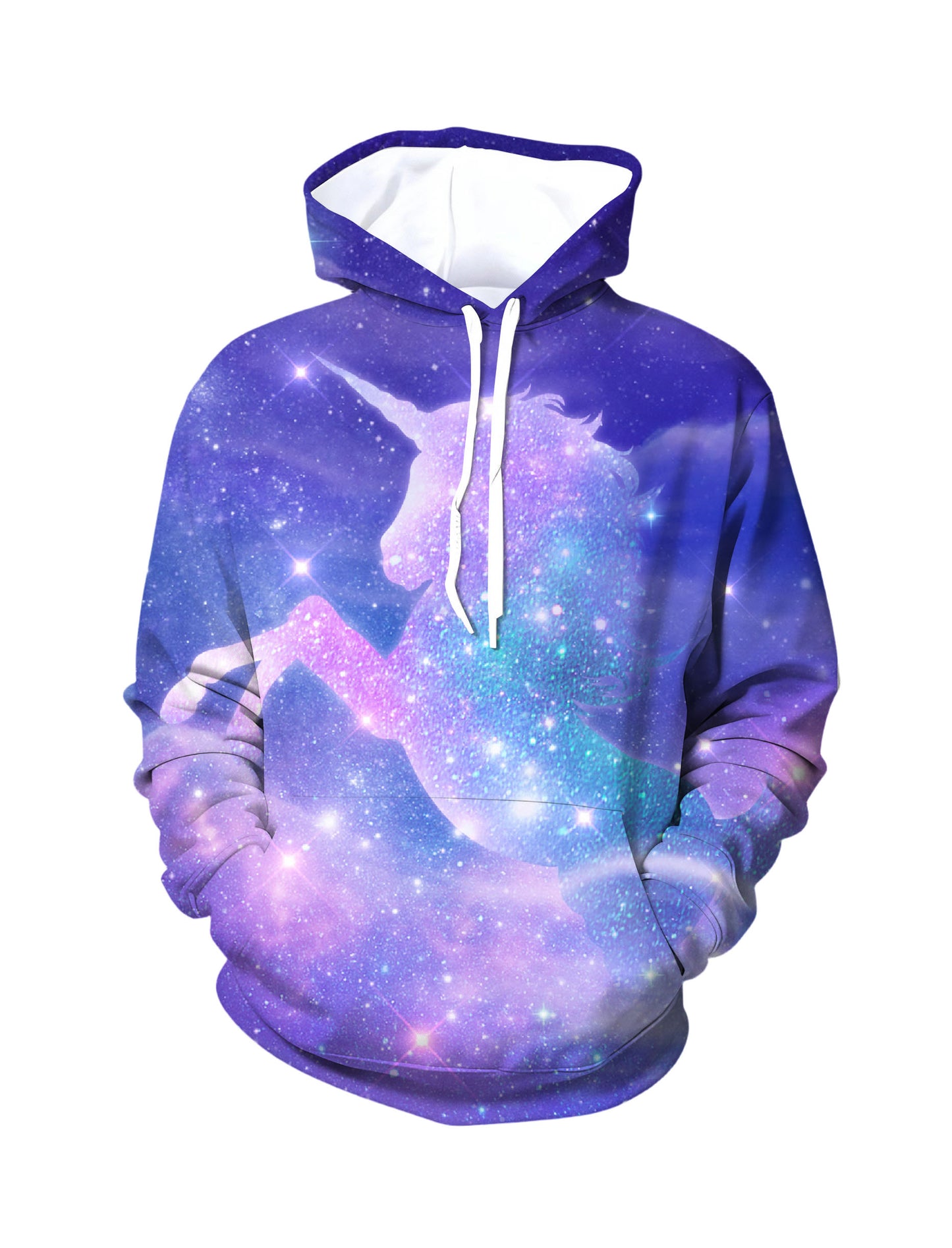 3D All Over Print Unicorn Galaxy Hoodie for Men Women Space Fantasy Style