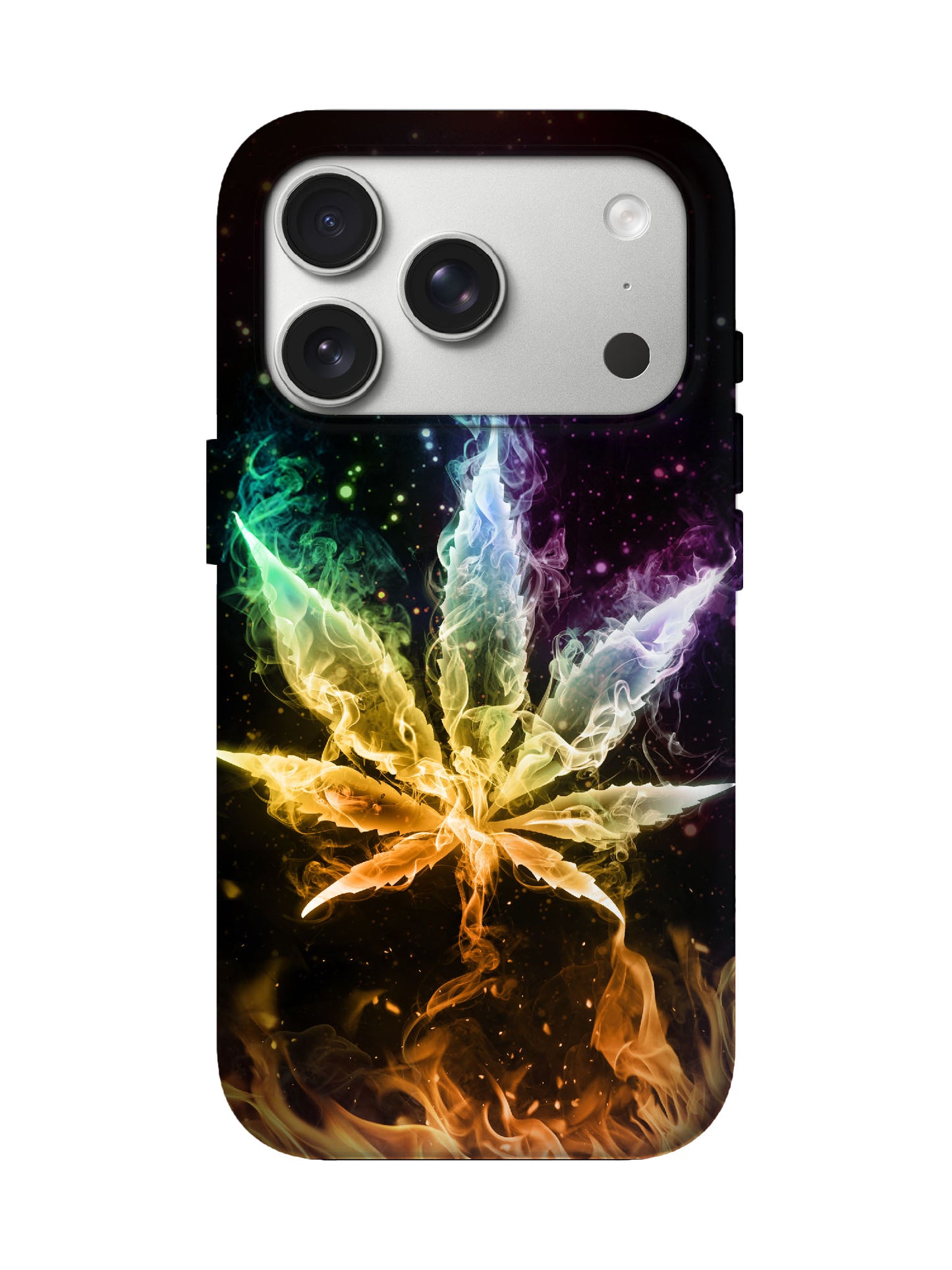 Black-Back Rasta Leaf Anti-Scratch Protective Case