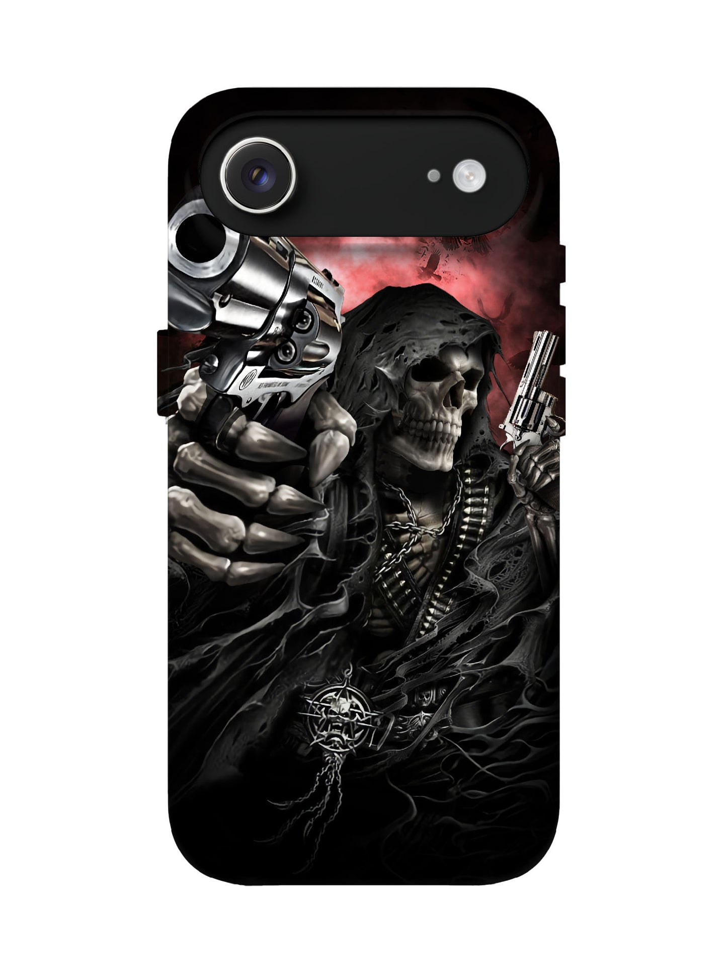 Skull Edgy Hardcore Tough Phone Case