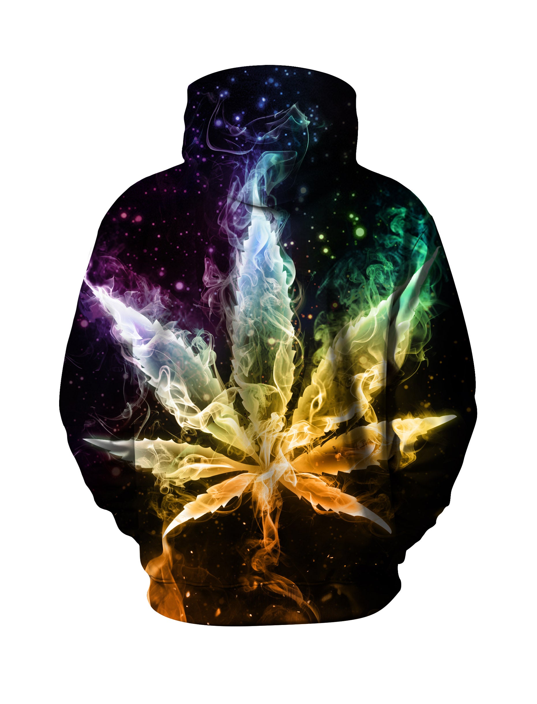 Unisex 3D All Over Print Hoodie Smoke Weed Galaxy Nebula Aesthetic Streetwear Pullover