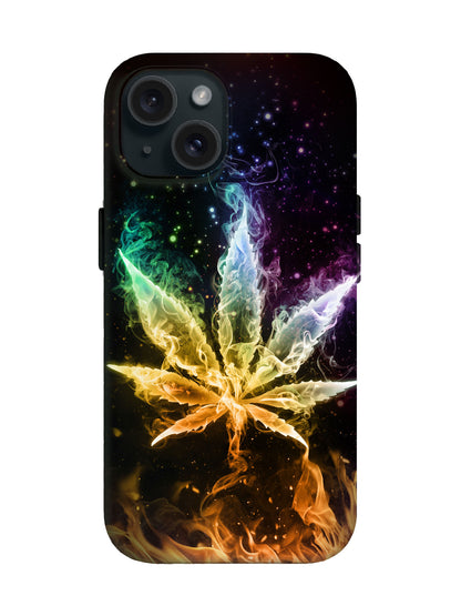 Black-Back Rasta Leaf Anti-Scratch Protective Case