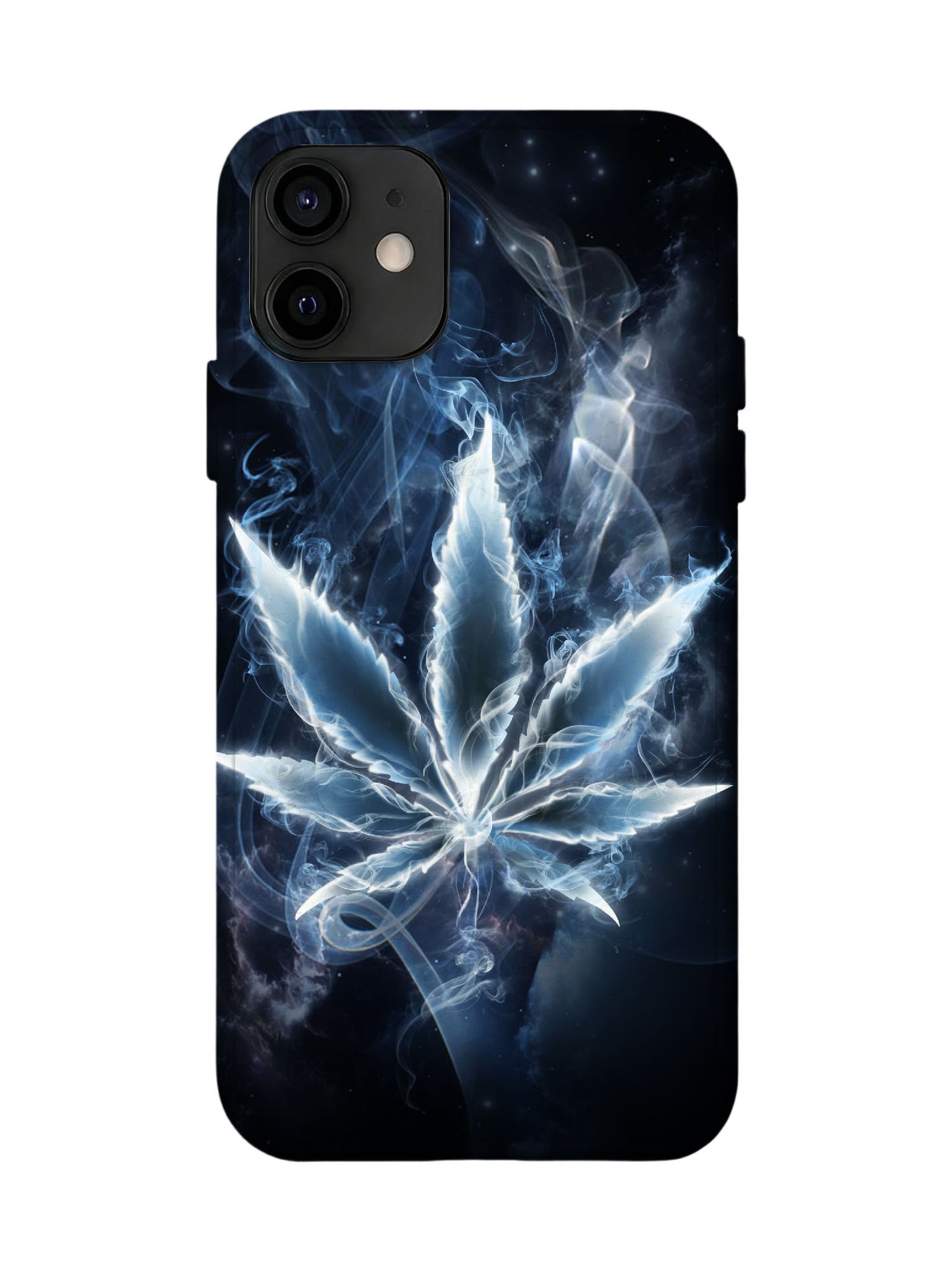 Smoke Leaf Cyberpunk Tough Phone Case