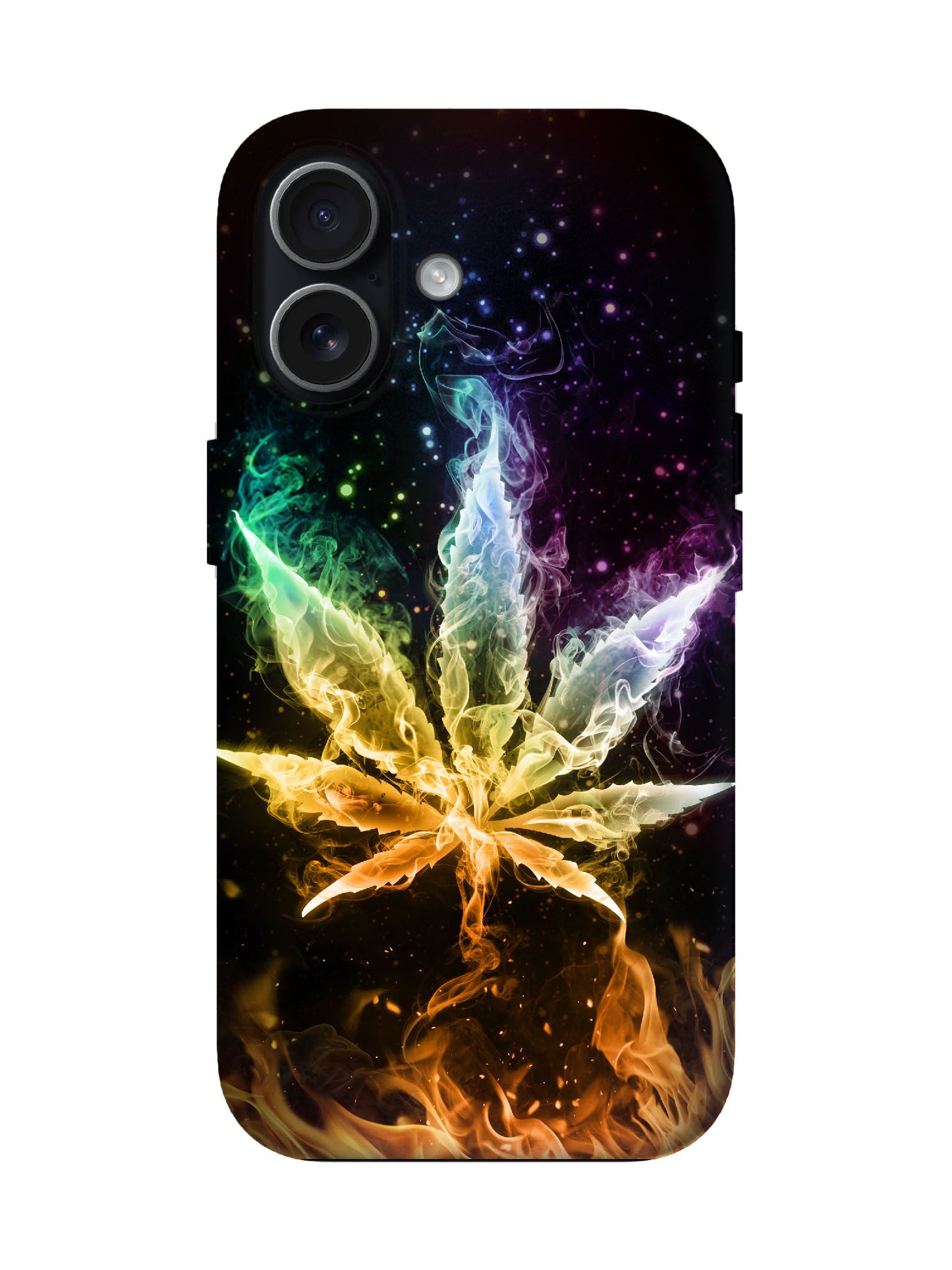 Black-Back Rasta Leaf Anti-Scratch Protective Case