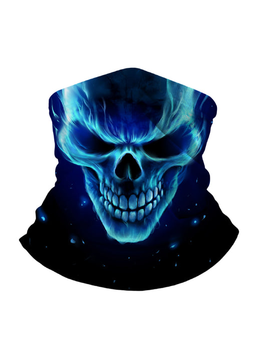 Chill Reaper Skull Neck Gaiter - Lightweight Stretchable Face Cover for All-Season Outdoor Adventures