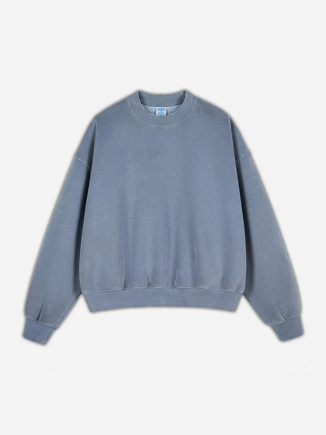 Stone-Washed Heavyweight Fleece Oversized Sweatshirt