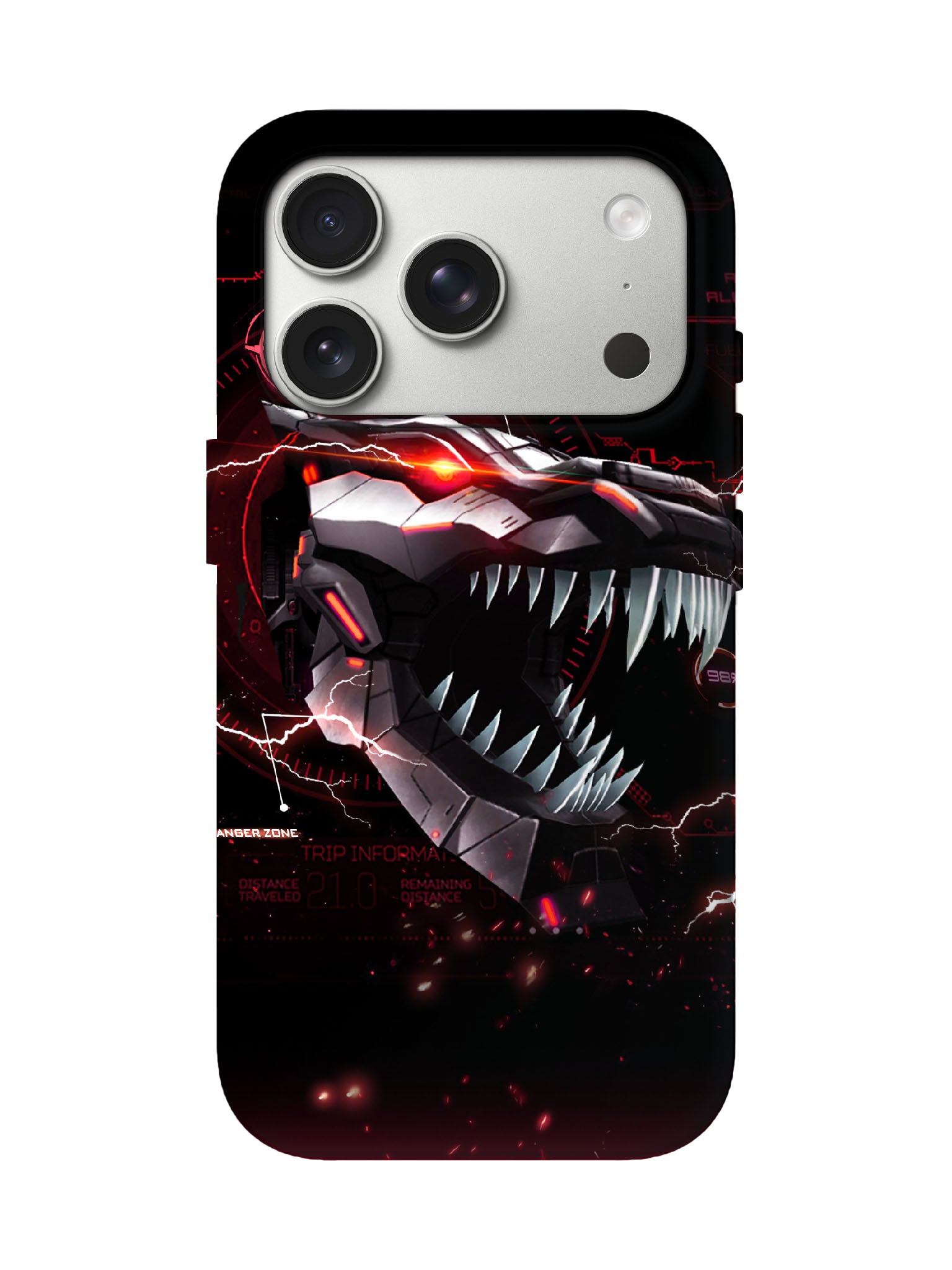 Cyberpunk Skull Edgy Tough Phone Case