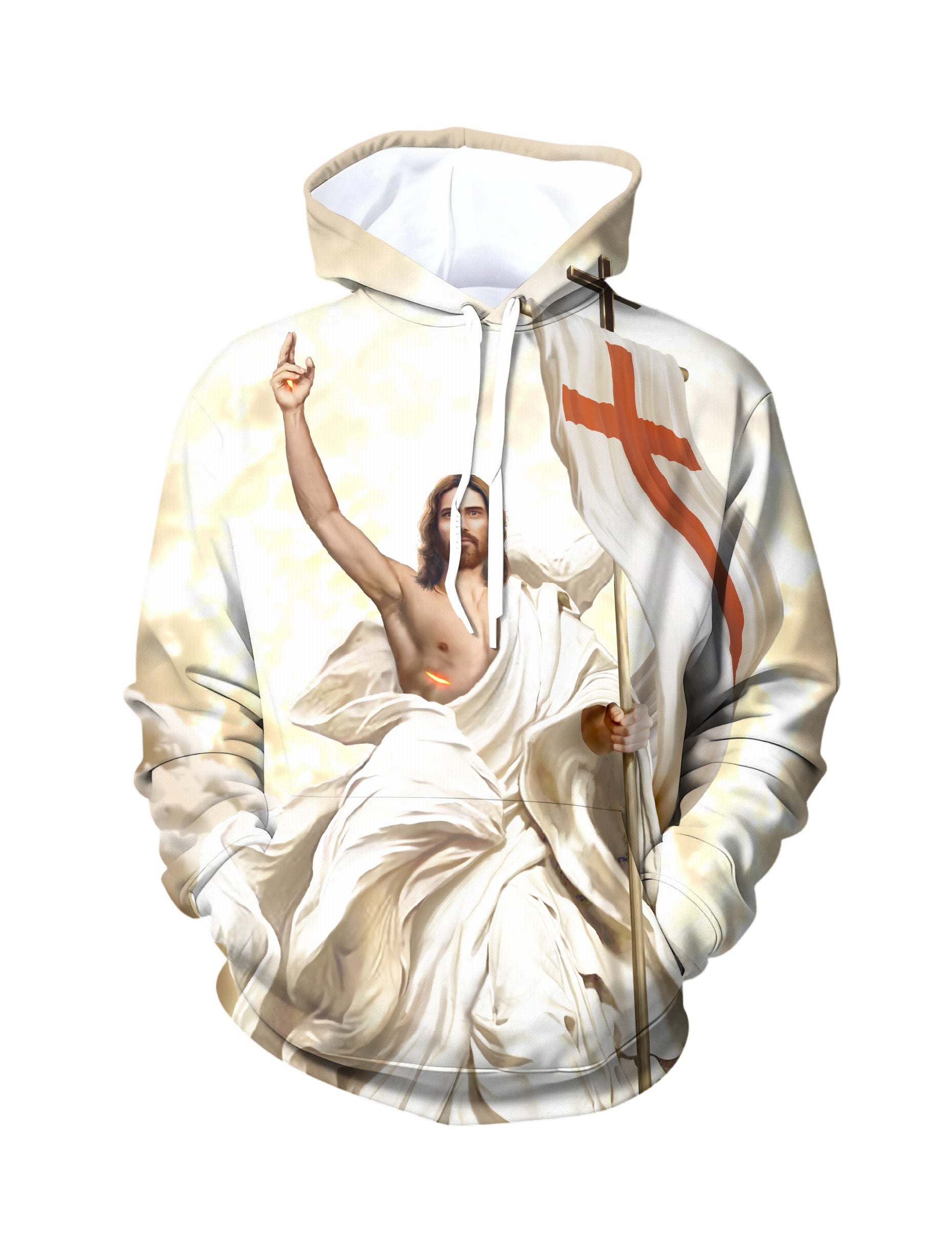 Jesus Christ 3D All Over Print Hoodie for Men Women Religious Faith Apparel