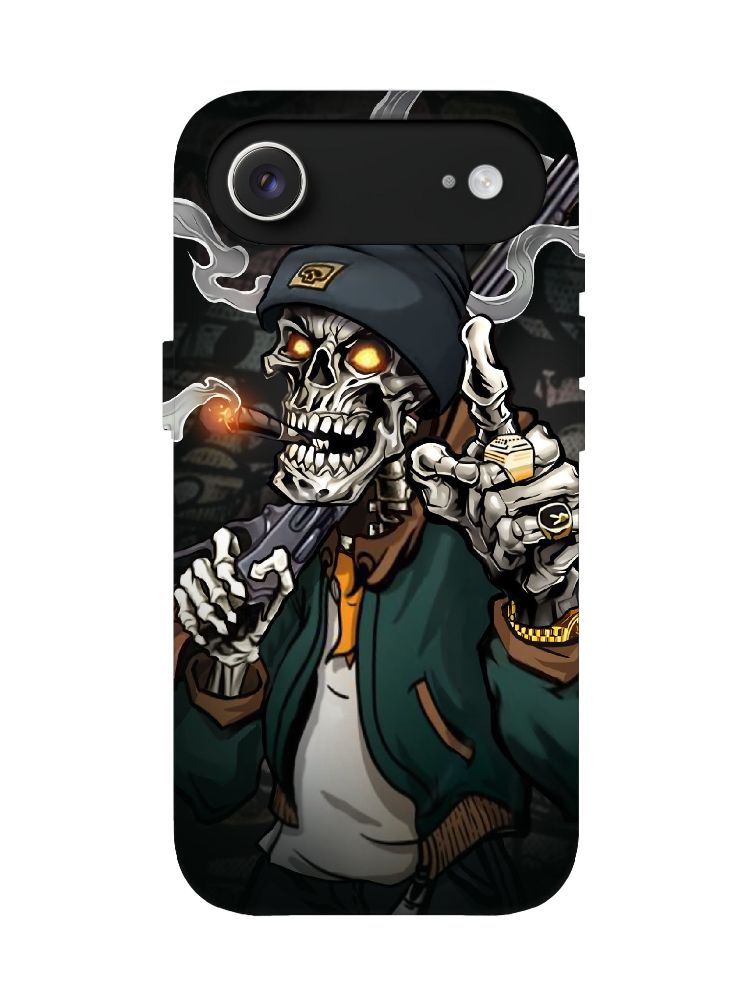 Skull Edgy Hardcore Tough Phone Case