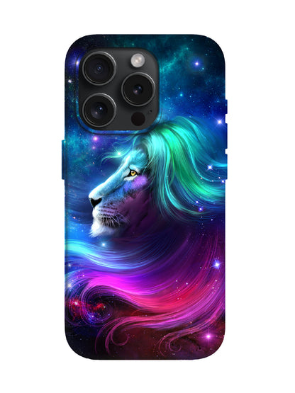 Cosmic Lion Wavy Cyberpunk Protective Phone Case