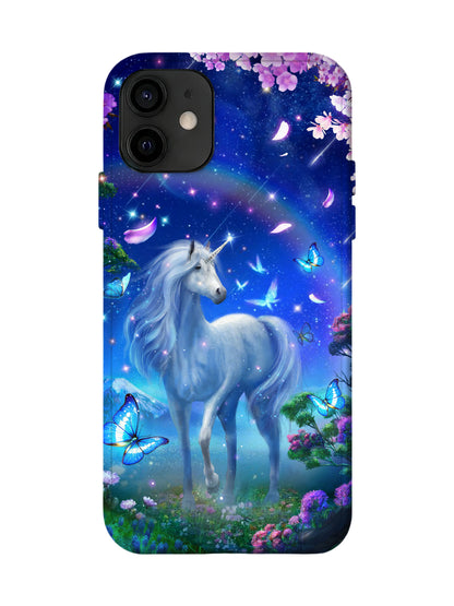 Unicorn Fantasy Edgy Slim Phone Case