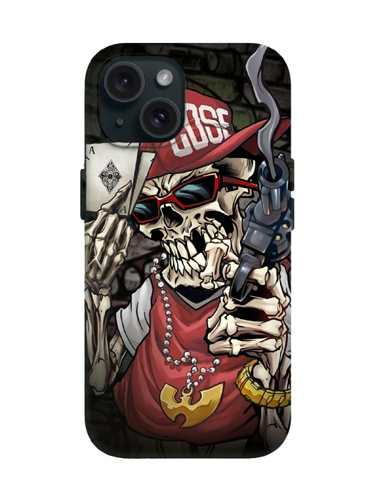 Skull Edgy Hardcore Tough Phone Case