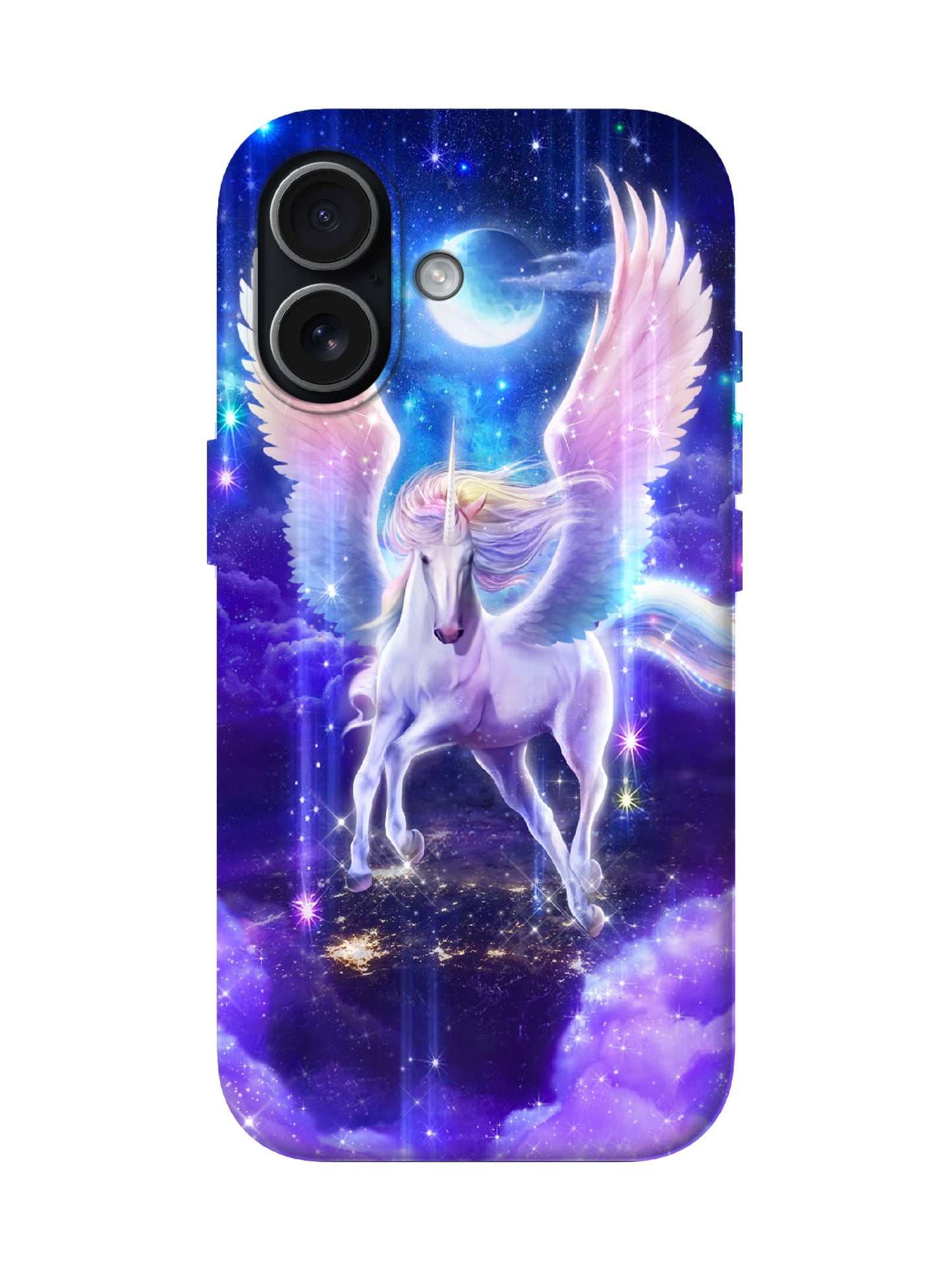 Winged Unicorn Cosmic Glow Statement Phone Case