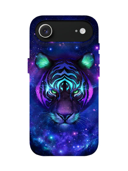 Neon Tiger Cosmic Cyberpunk Protective Phone Case