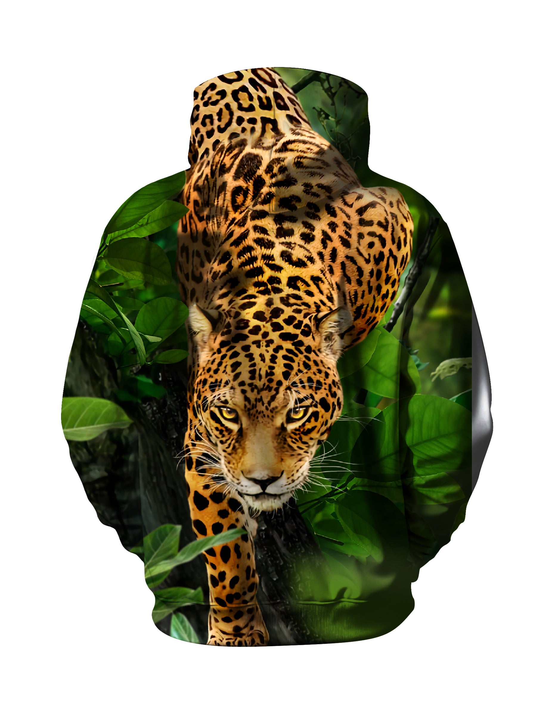 Leopard Jungle 3D All Over Print Hoodie for Men Women Wild Animal Graphic Pullover Sweatshirt
