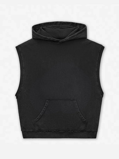 Stone-Washed 350g Soft French Terry Oversized Hoodie