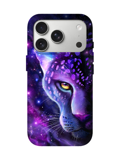 Cosmic Leopard Skull Edgy Cyberpunk Protective Phone Case