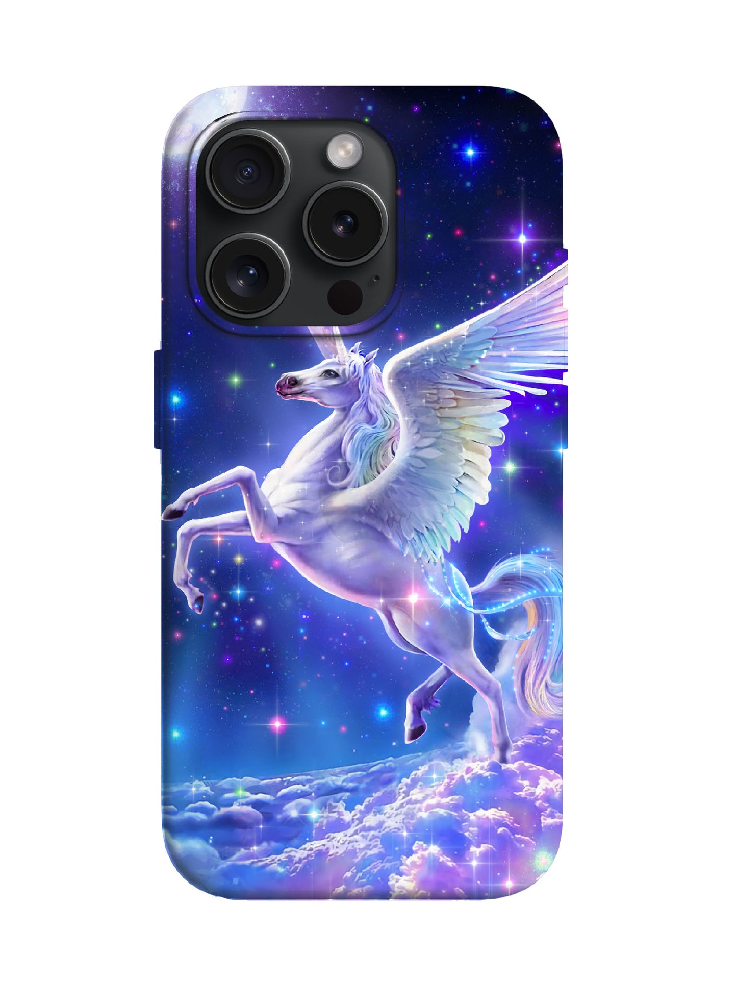 Winged Unicorn Cosmic Glow Statement Slim Phone Case