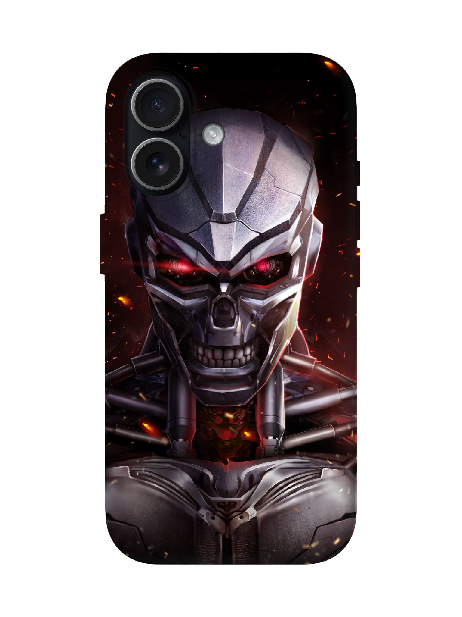 Cyberpunk Skull Edgy Tough Phone Case