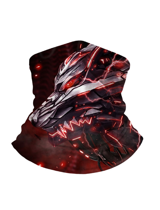 E-Girl E-Boy Cyberpunk Dragon Neck Gaiter with 3D all over print, breathable fabric, soft stretchy unisex tube face mask for gaming and streetwear