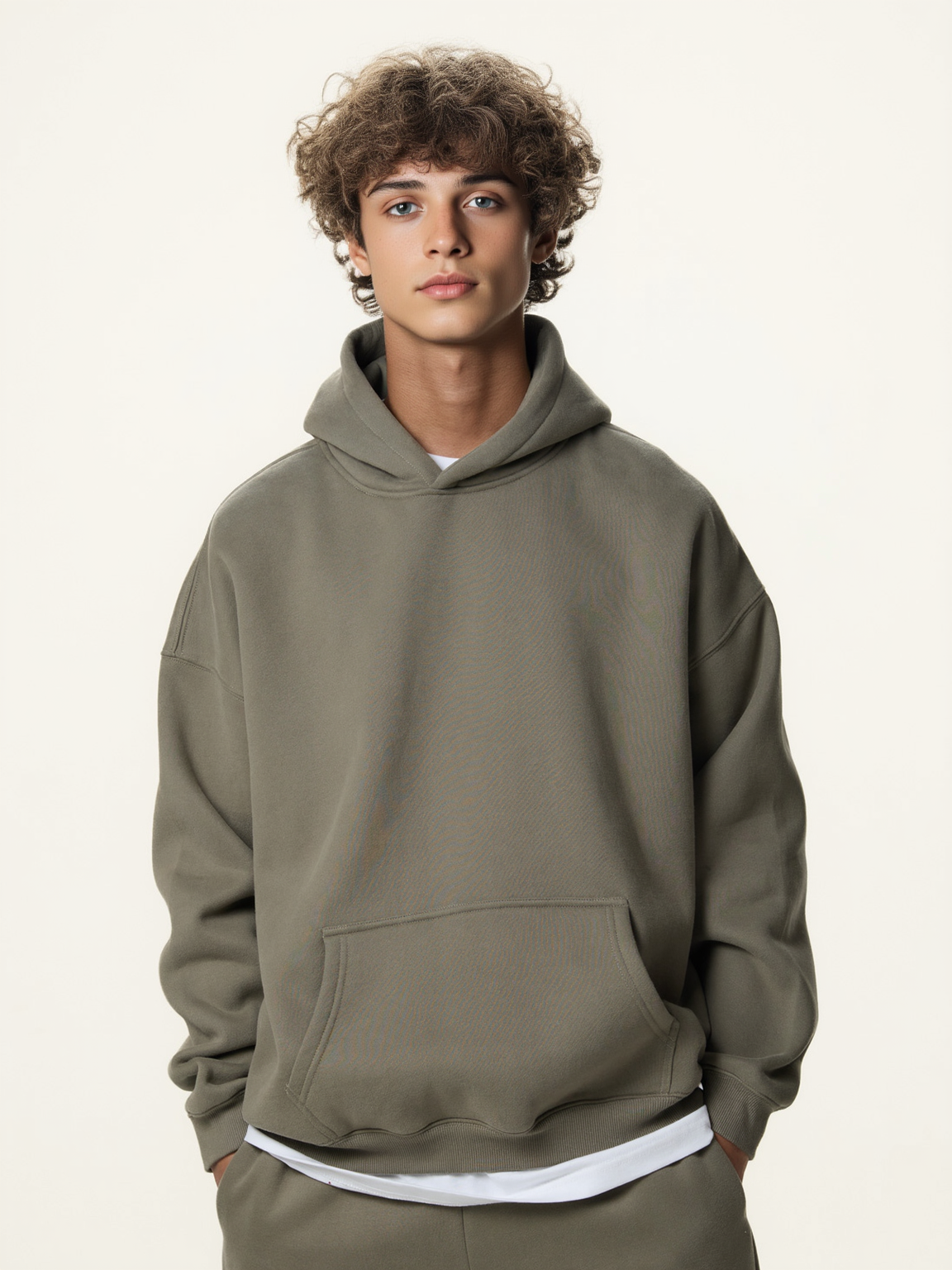 350g Fleece Vintage Streetwear Hoodie