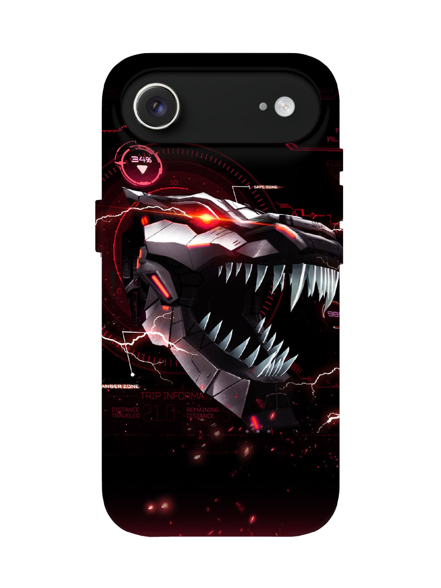Cyberpunk Skull Edgy Tough Phone Case