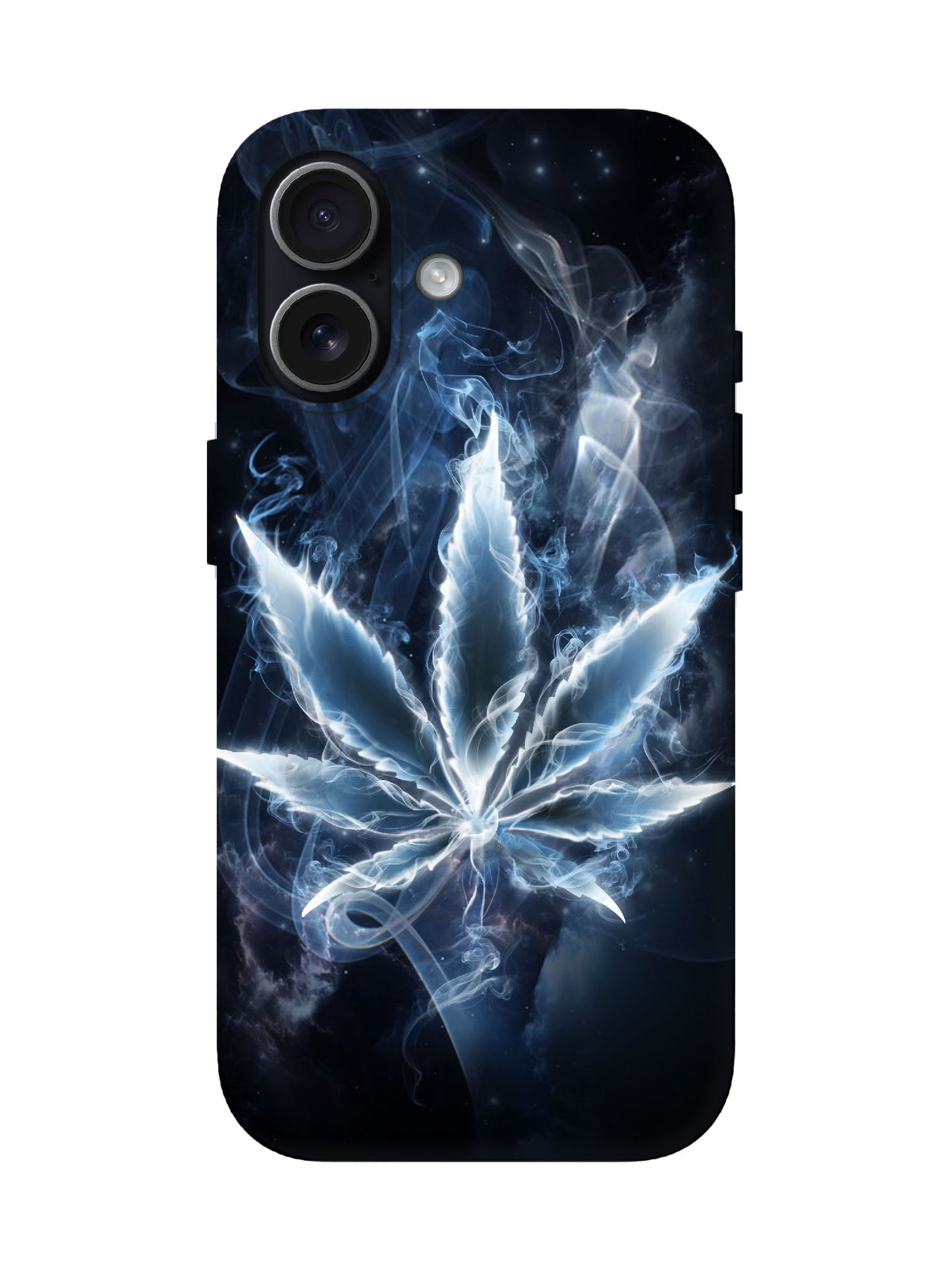 Smoke Leaf Cyberpunk Tough Phone Case