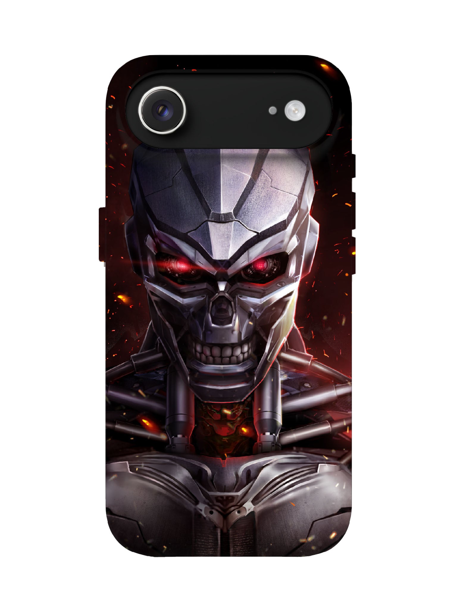 Cyberpunk Skull Edgy Tough Phone Case