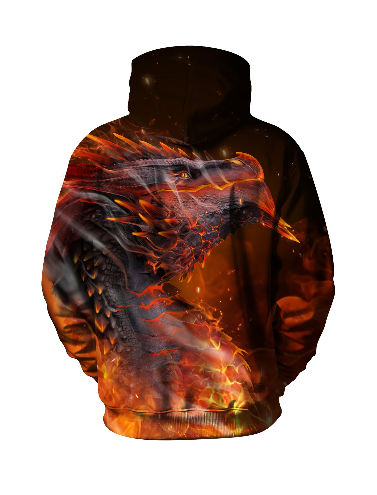 Men Women 3D All Over Print Dragon Fire Hoodie Sweatshirt