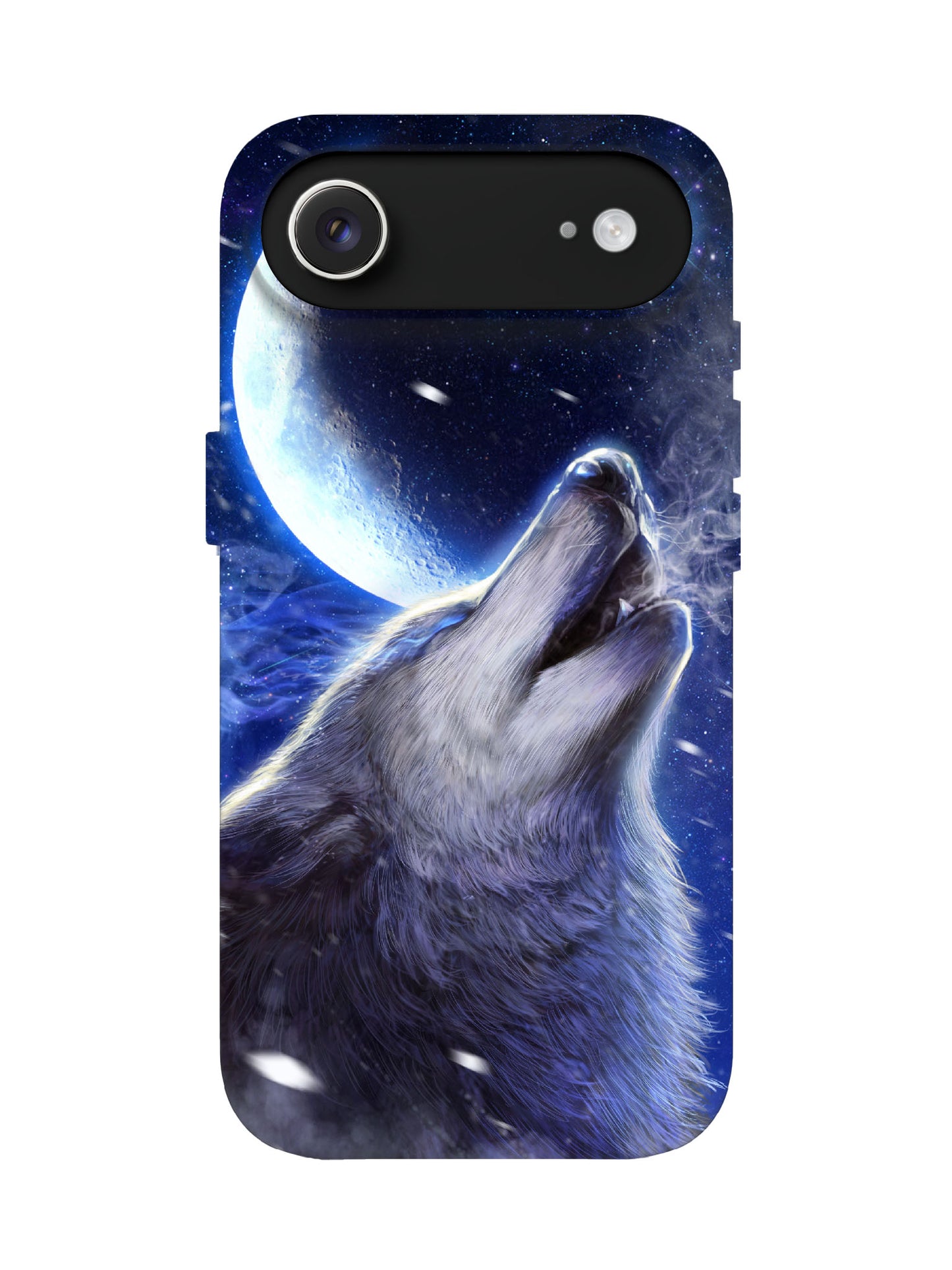 Howling Wolf Cosmic Edgy Protective Phone Case