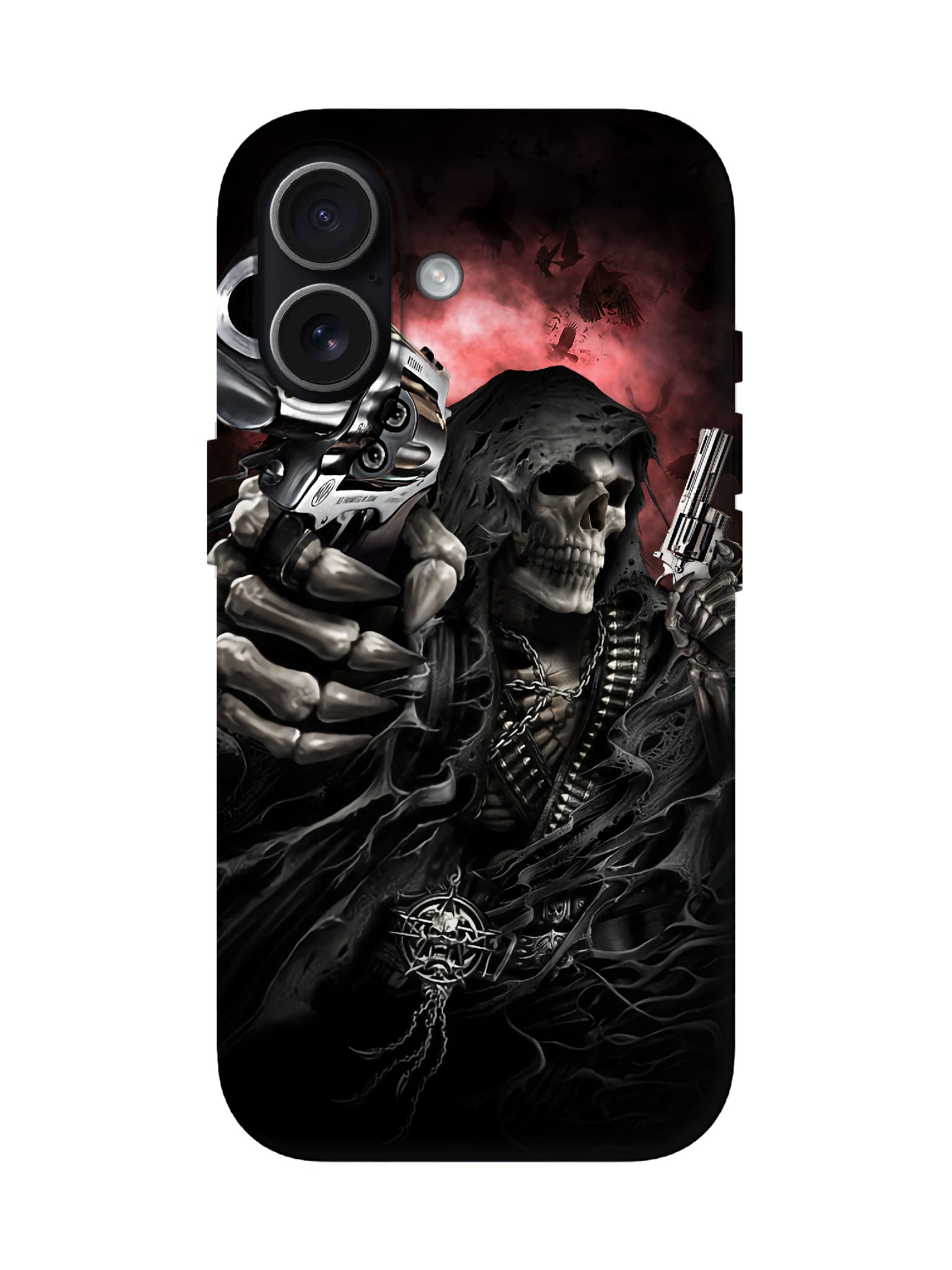 Skull Edgy Hardcore Tough Phone Case