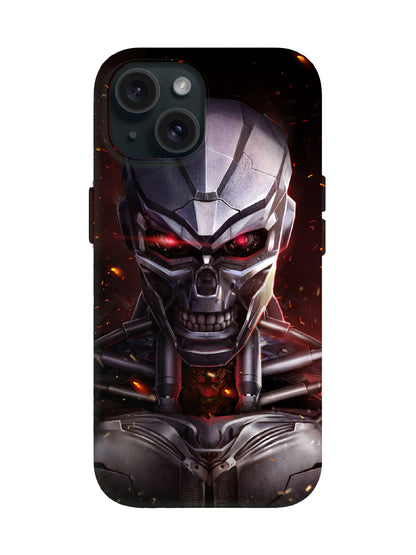 Cyberpunk Skull Edgy Tough Phone Case