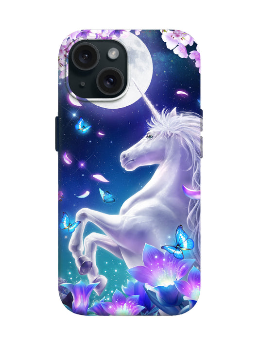 Unicorn Moonlight Fantasy Edgy Slim Phone Case