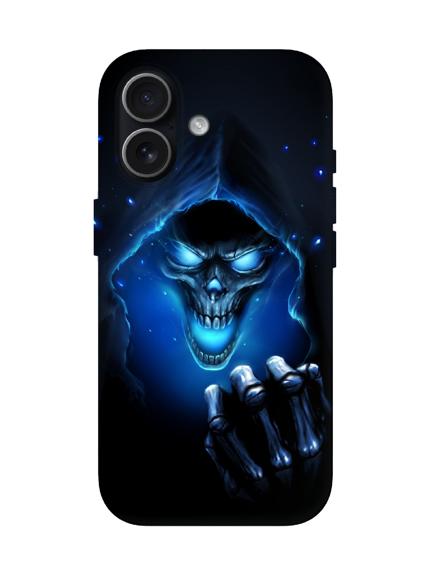 Glowing Skull Edgy Cyberpunk Tough Phone Case