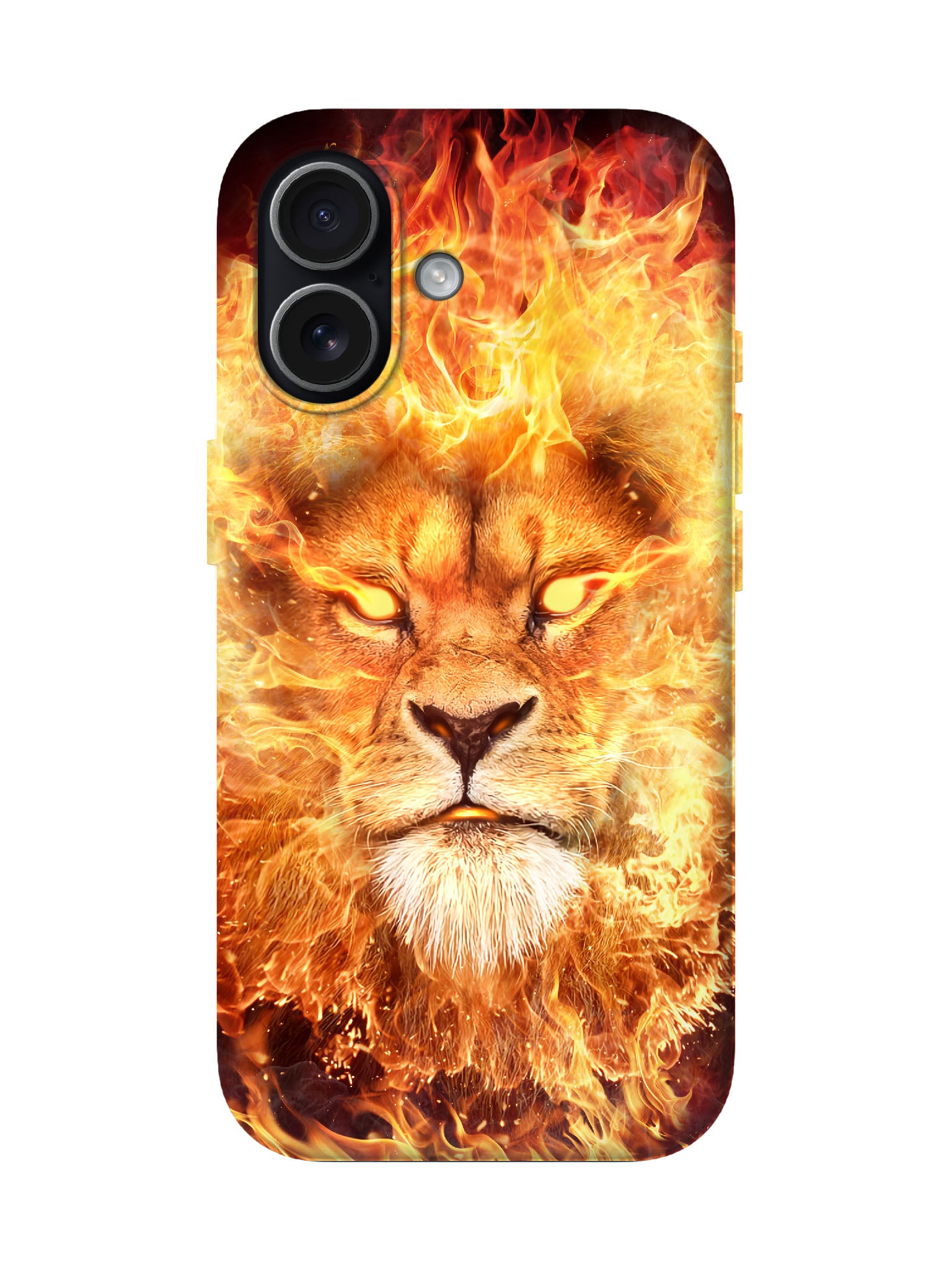 Flame Lion Edgy Tough Phone Case
