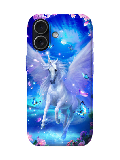 Winged Unicorn Fantasy Edgy Slim Phone Case