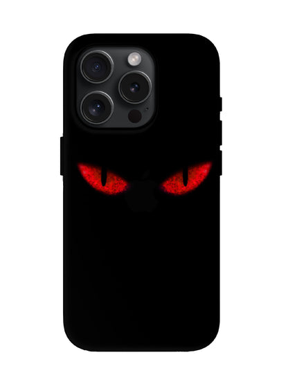 Glowing Red Eyes Edgy Gothic Protective Phone Case