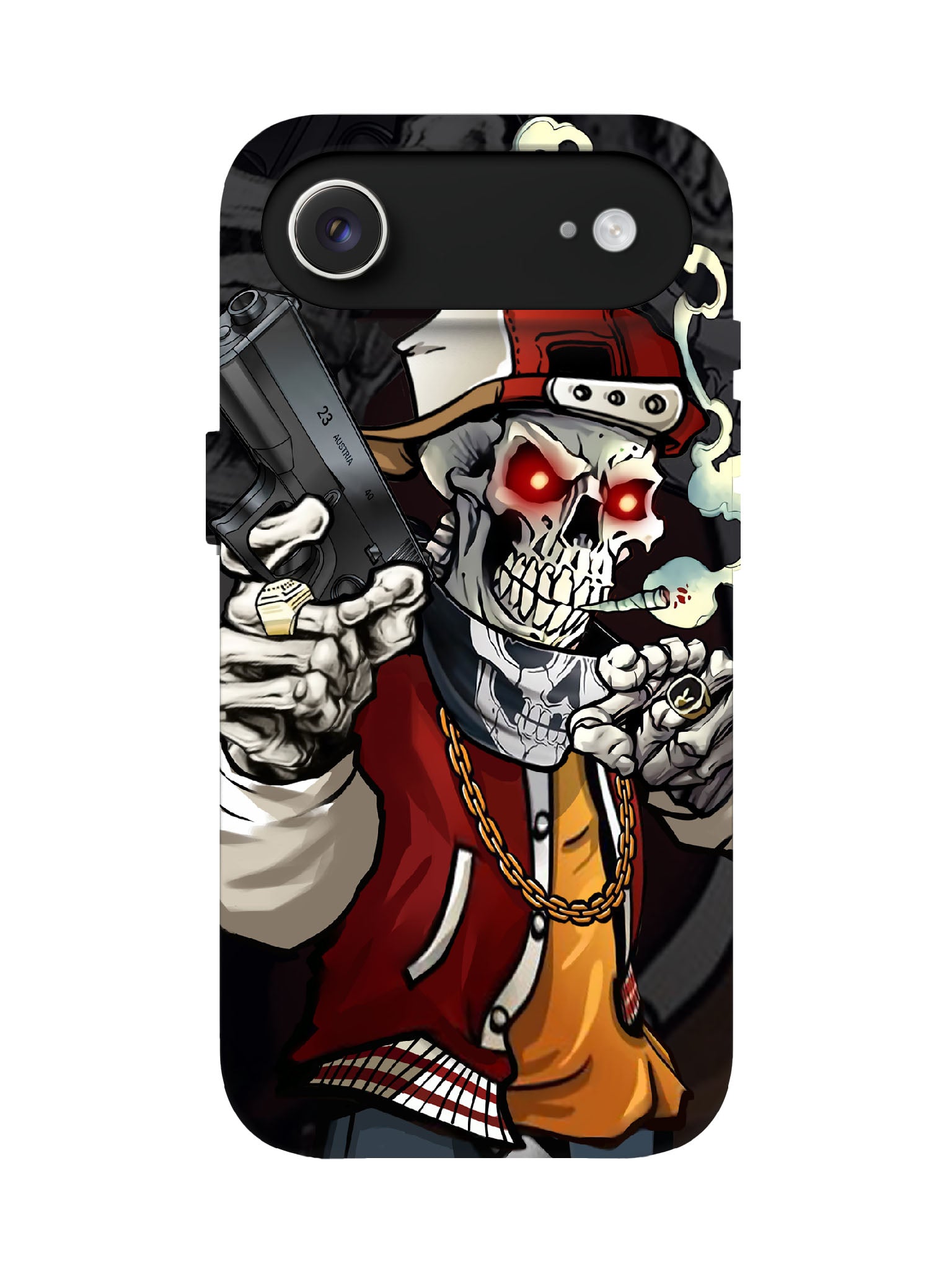 Skull Edgy Hardcore Tough Phone Case