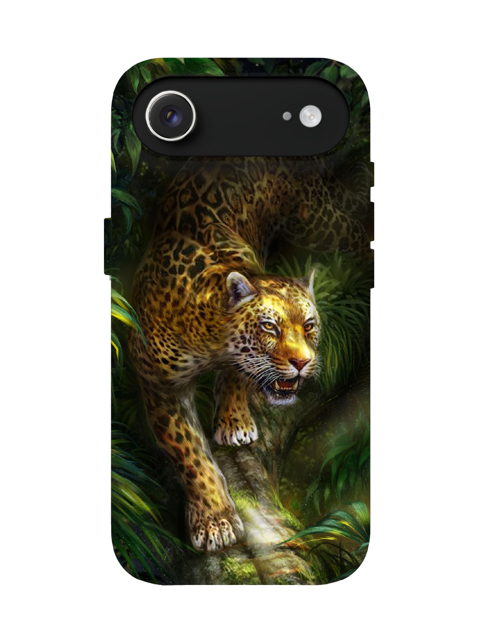 Jaguar in Jungle Edgy Statement Protective Phone Case