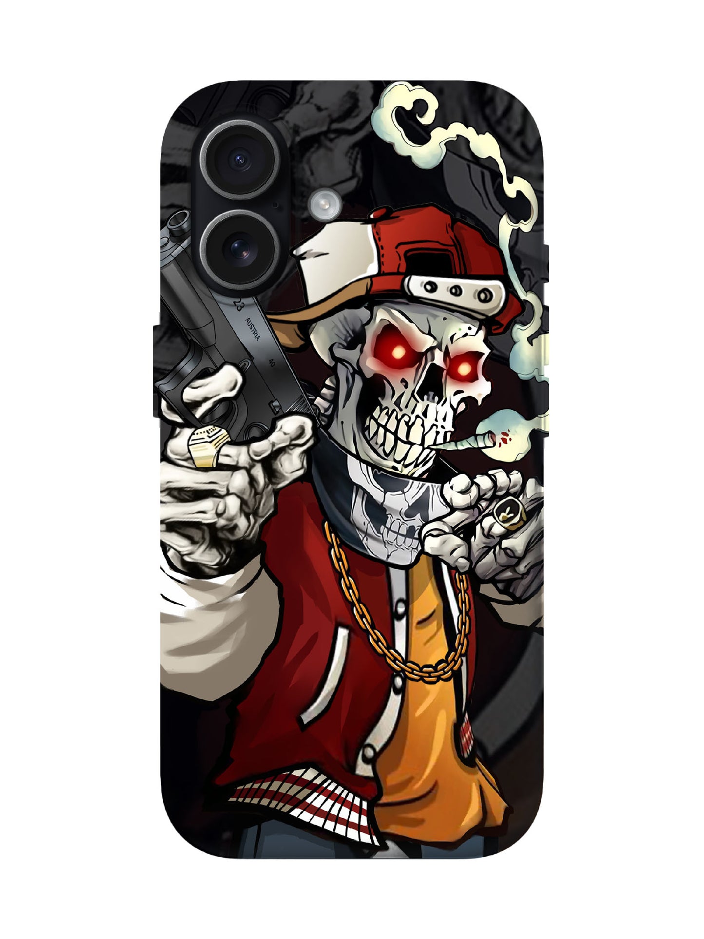 Skull Edgy Hardcore Tough Phone Case