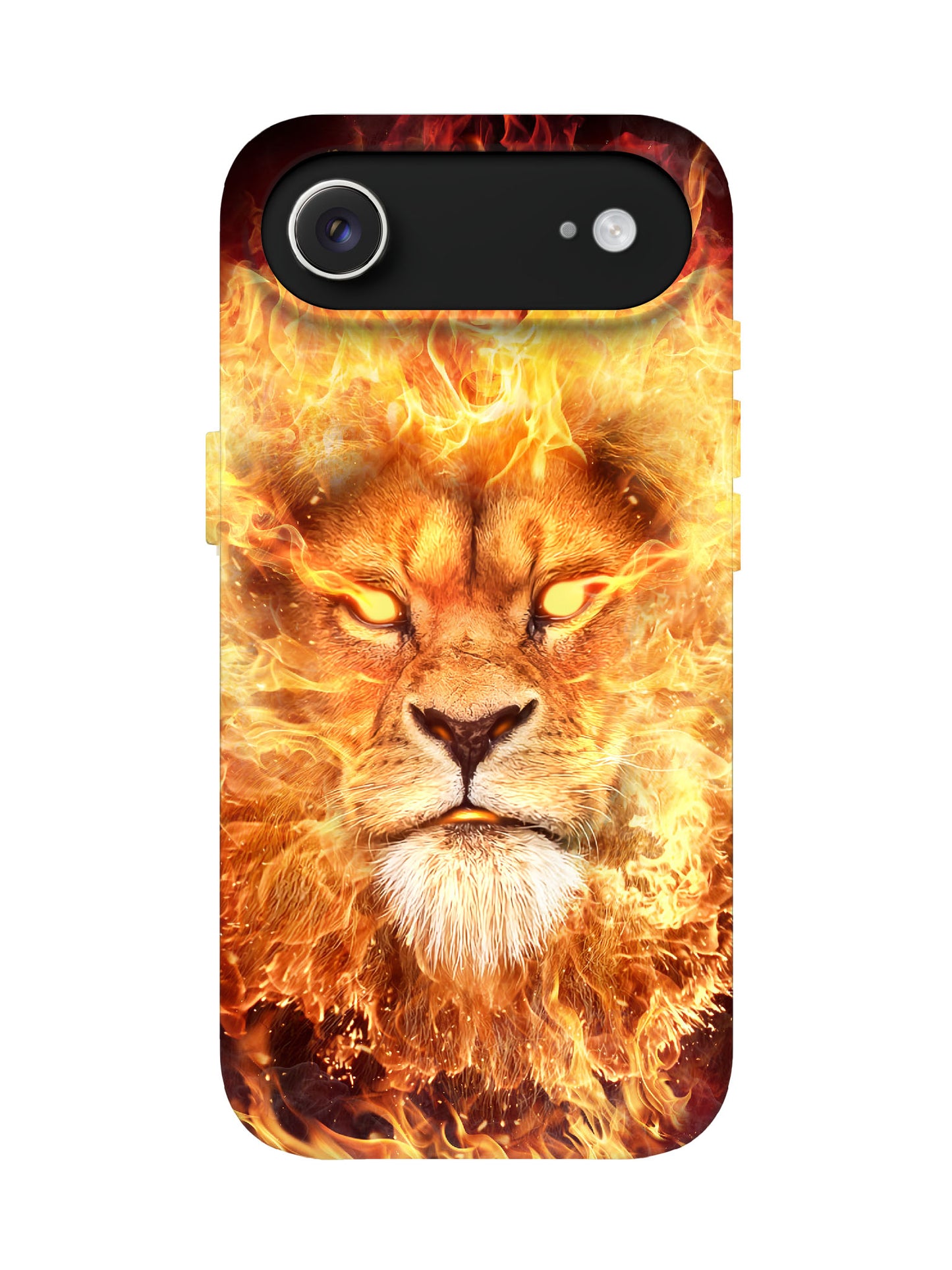 Flame Lion Edgy Tough Phone Case