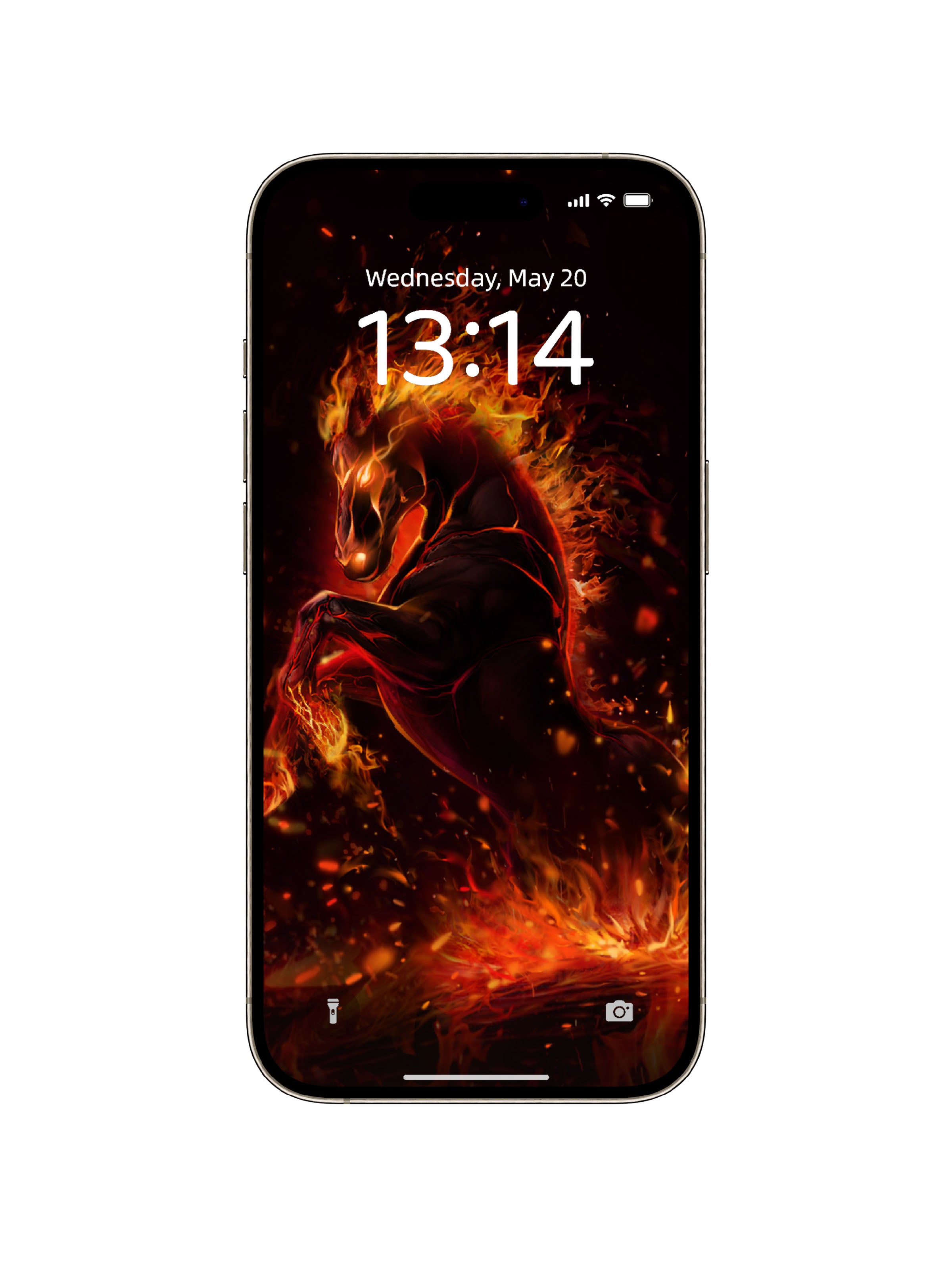 Inferno War Horse Charge Phone Wallpaper