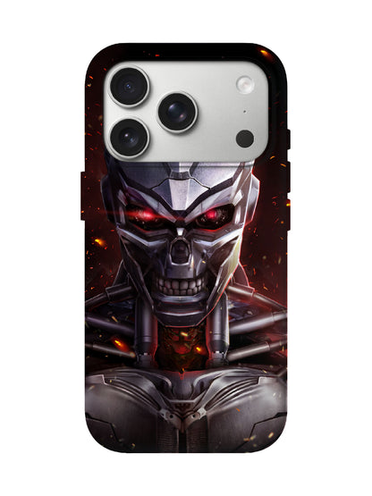 Cyberpunk Skull Edgy Tough Phone Case