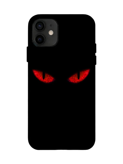 Glowing Red Eyes Edgy Gothic Protective Phone Case