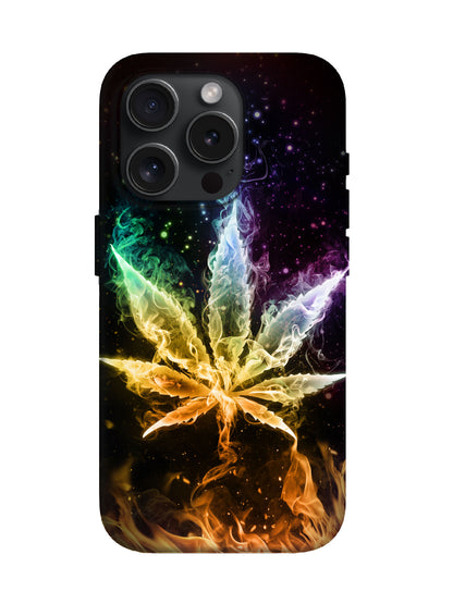 Black-Back Rasta Leaf Anti-Scratch Protective Case