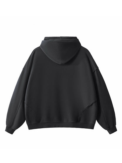 Stone-Washed 420g Loop Fabric Oversized Hoodie