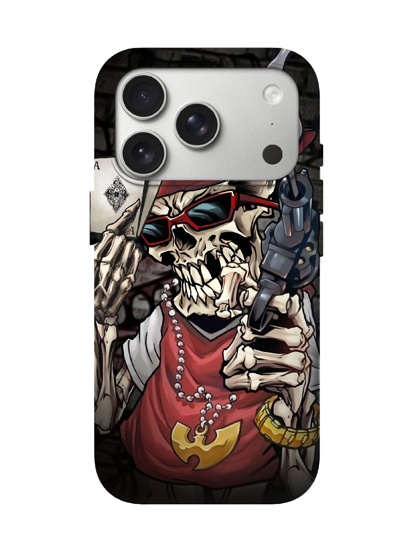 Skull Edgy Hardcore Tough Phone Case