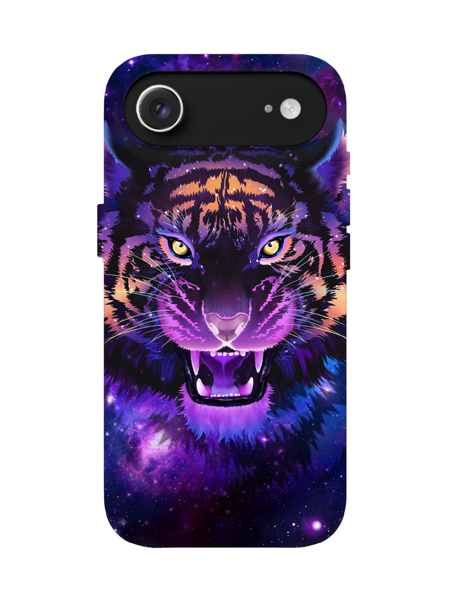 Cosmic Tiger Neon Edgy Tough Phone Case