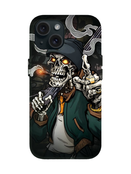 Skull Edgy Hardcore Tough Phone Case