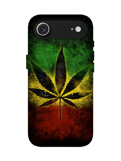 Rasta Leaf Graphic Edgy Protective Phone Case