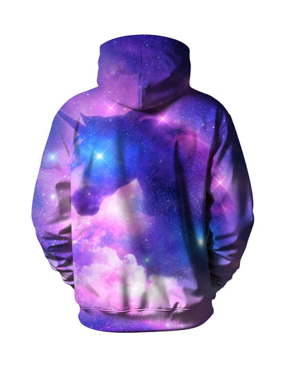 Galaxy Nebula 3D All Over Print Hoodie Unisex Soft Cotton Blend Aesthetic Streetwear